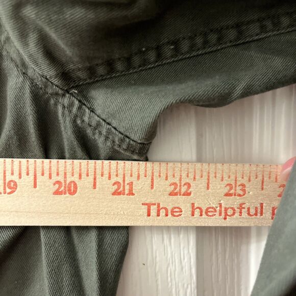 Candie's Jacket Women Olive Green Bejeweled Military Army Junior's XL Y2K Shiny - Picture 4 of 7